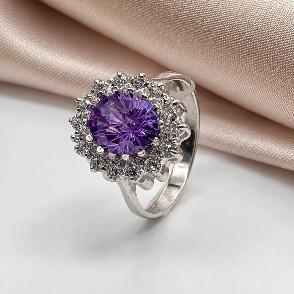 Bague Améthyste en or