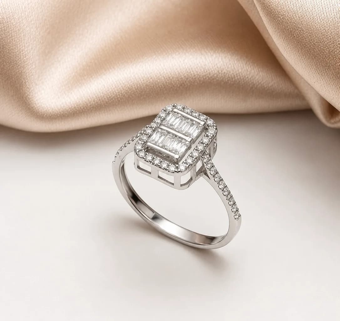 Bague Baguettes en or