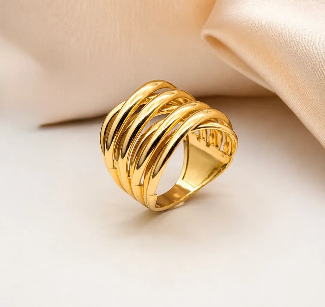 Bague Colonne en or