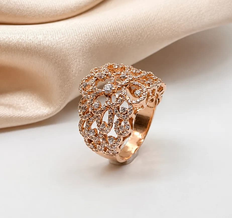 Bague Dentelle en or