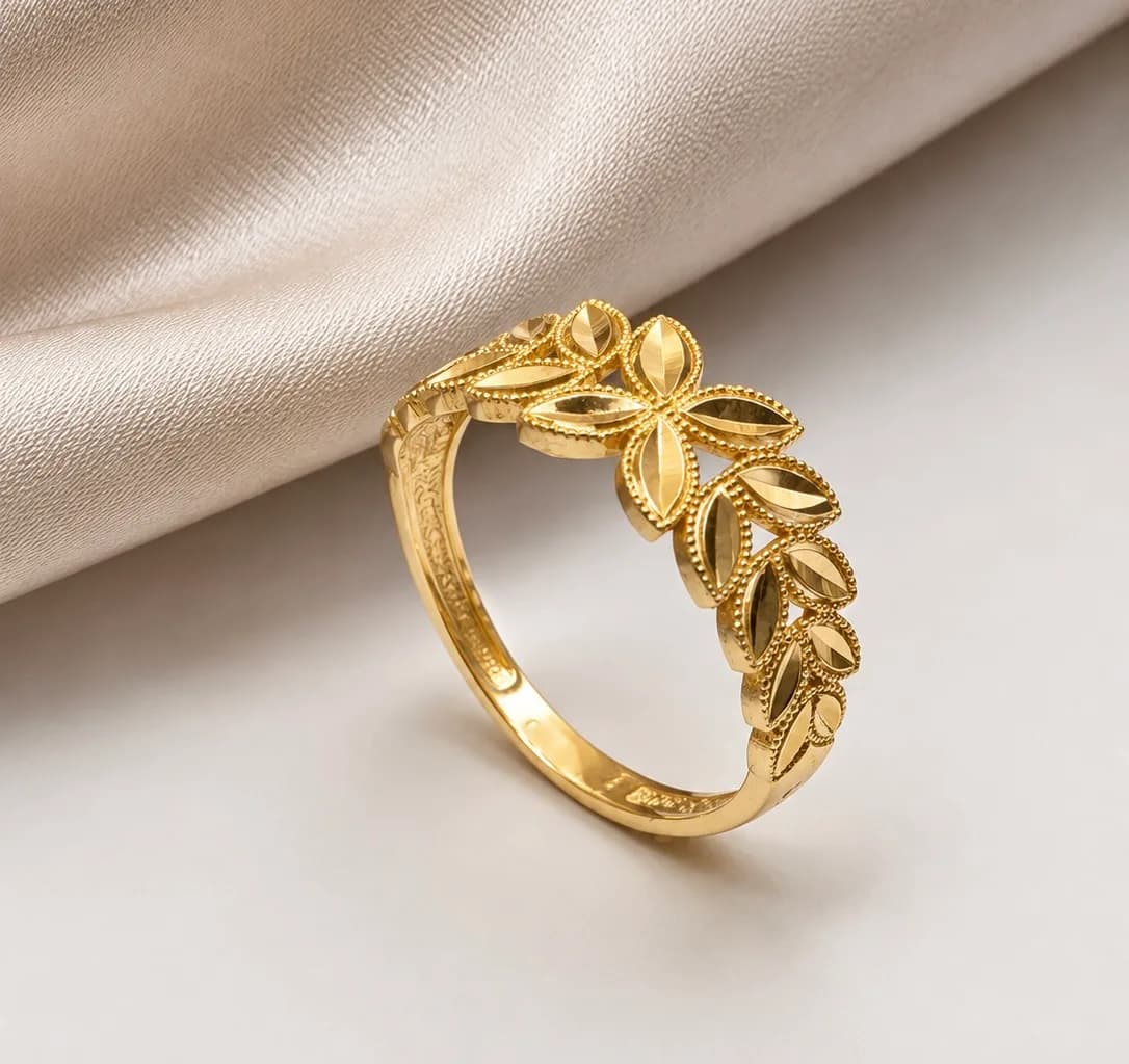 Bague Fleur de Jasmin en or