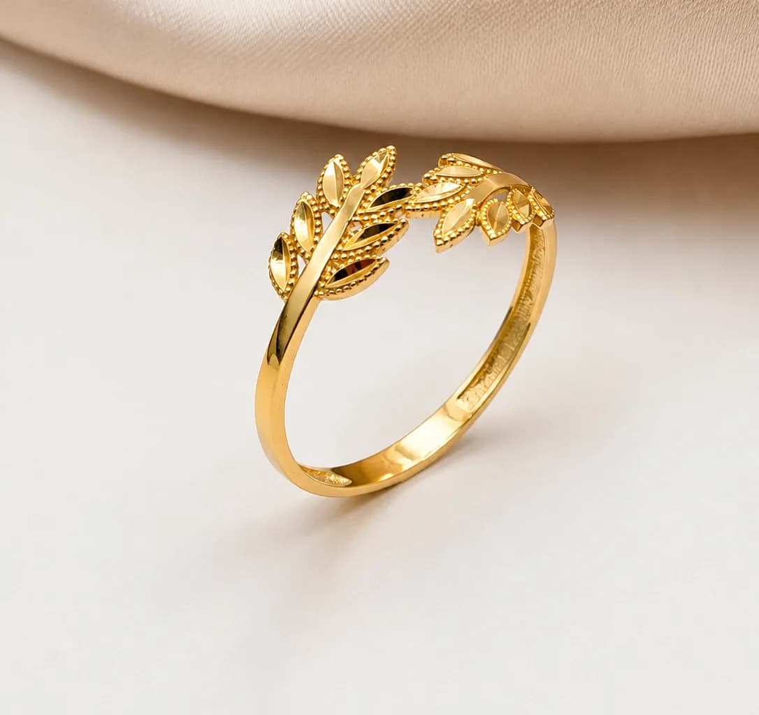 Bague Laurier en or