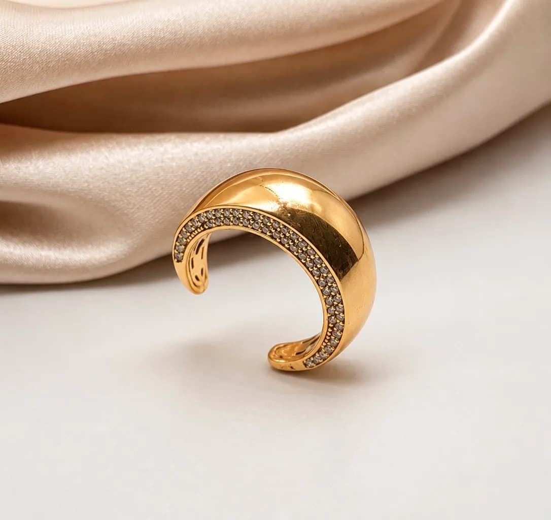 Bague Manchette en or