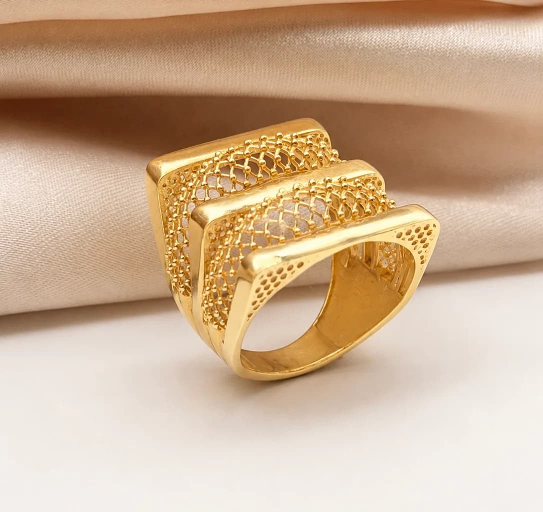 Bague Moucharabieh en or