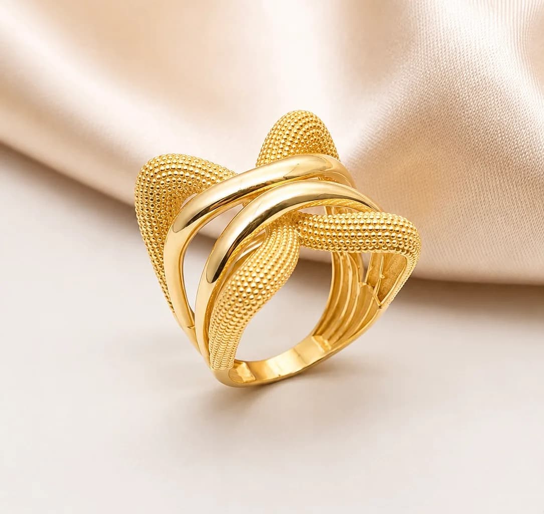 Bague Ruban en or