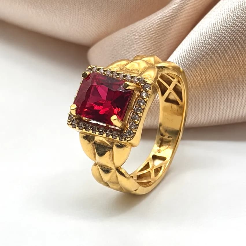 Bague Rubis Impérial en or