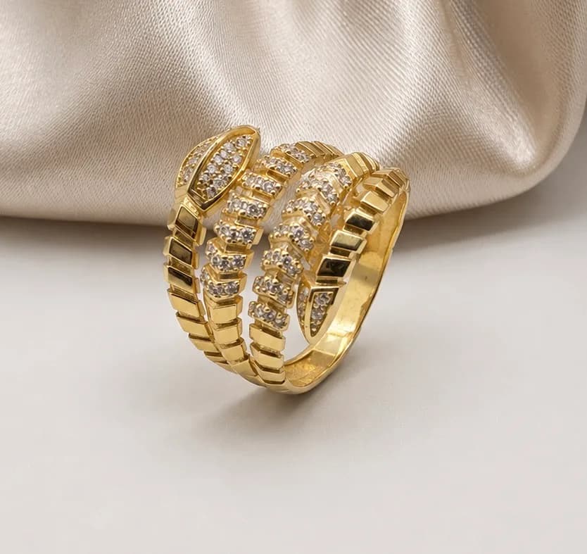 Bague Serpent en or