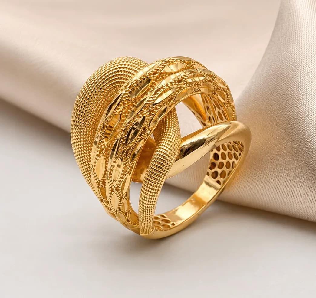 Bague Torsade en or