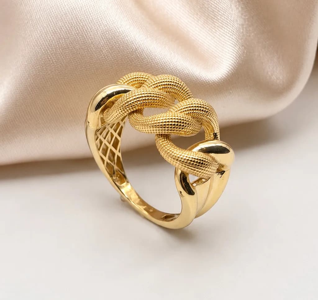 Bague Tresse en or