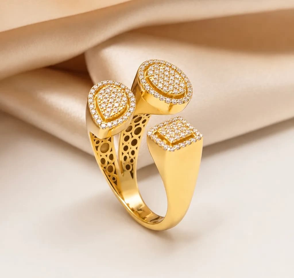 Bague Trilogie en or
