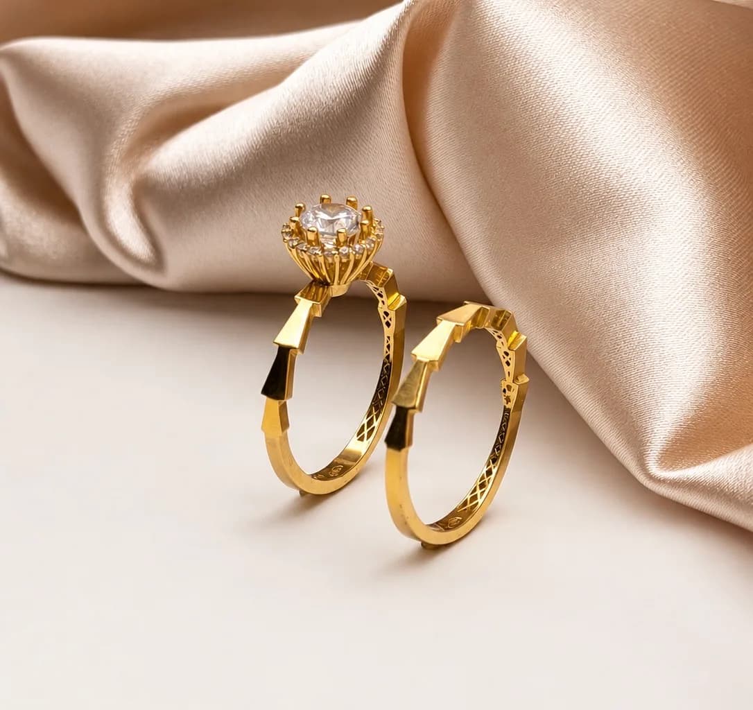 Duo Couronne en or