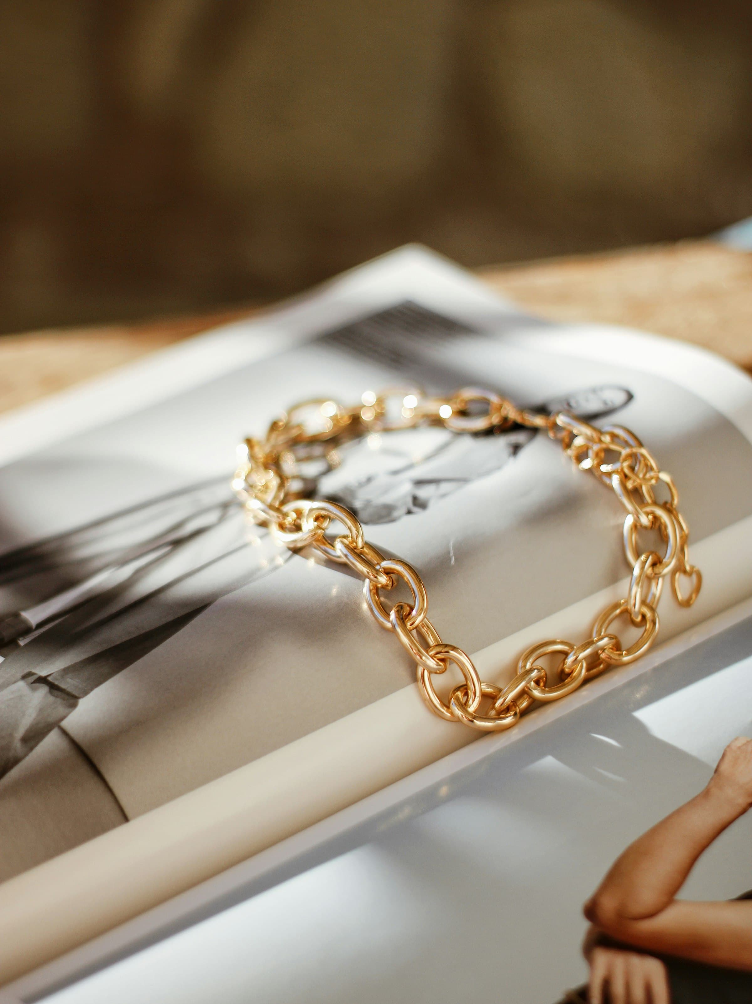 Bracelet Gourmette en or
