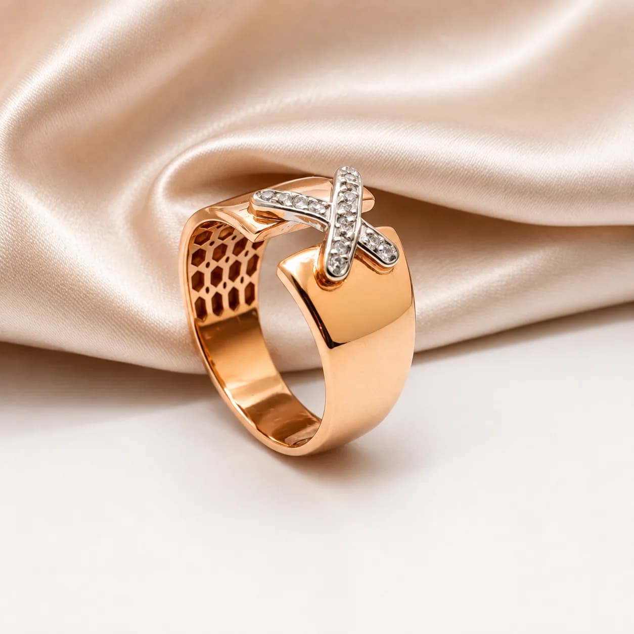 Bague Croix en or