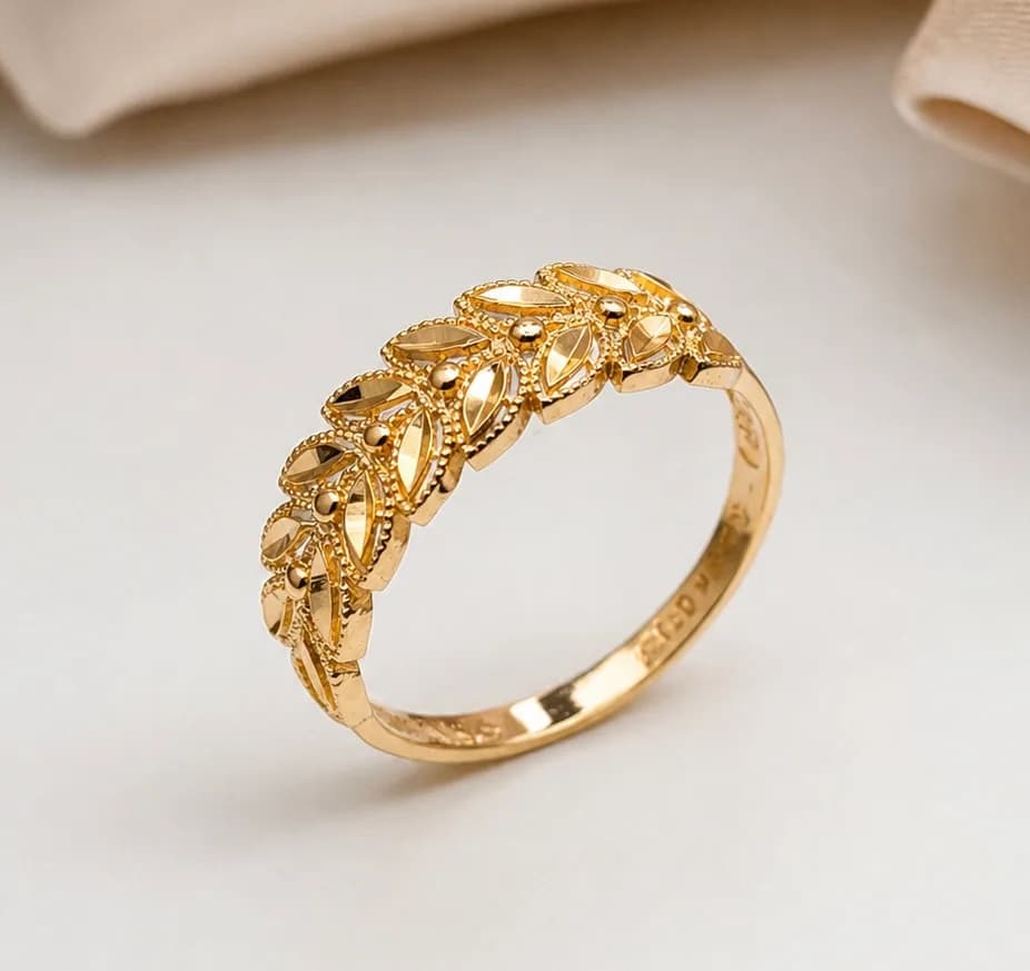 Demi-Alliance Marquises en or