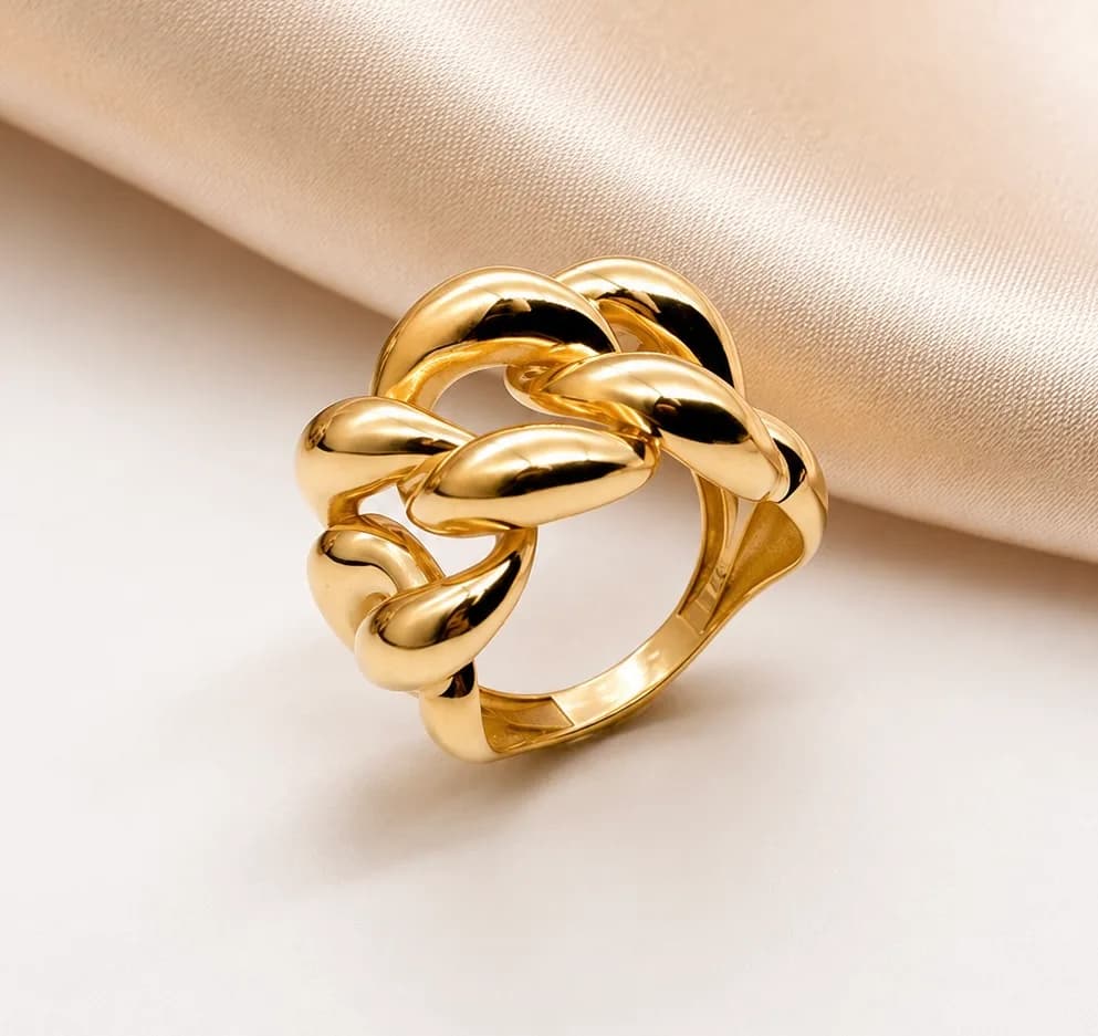 Bague Gourmette en or